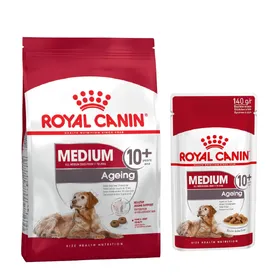 Meilleurs prix pour Lot Medium Ageing croquettes + sachets Royal Canin - Nourriture pour chien