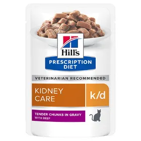 Meilleurs prix pour Bœuf k/d Kidney Care pour chat Hill's Prescription Diet