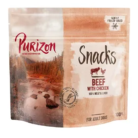 Comparer les prix de Friandises Purizon bœuf, poulet sans céréales - Friandises pour chien