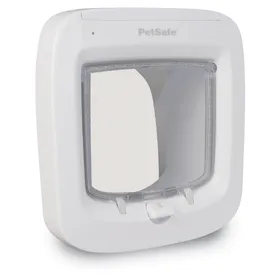 Comparer les prix de Chatière PetSafe blanche, avec puce électronique pour chat