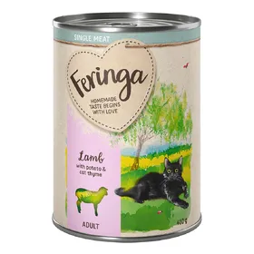Comparer les prix de Feringa Single Meat Menus à la viande agneau - Pâtée pour chat