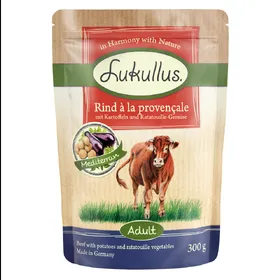 Meilleurs prix pour Lukullus sans céréales bœuf à la provençale - Pâtée pour chien