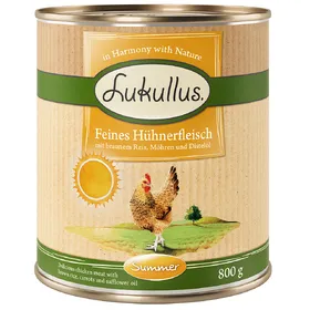 Meilleurs prix pour Menu d'été poulet Lukullus - nourriture humide pour Chien