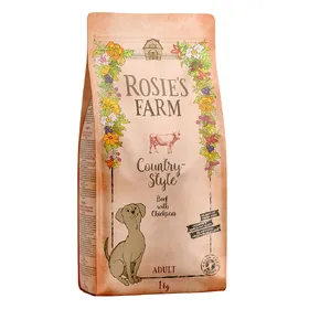 Meilleurs prix pour Bœuf, patates douces, pois chiches 5 x Rosie's Farm - Croquettes pour chien
