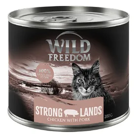 Meilleurs prix pour Lot Wild Freedom Adult 12 x 200 g pour chat - Strong Lands - poulet, porc