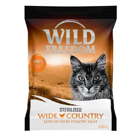 Comparer les prix de Wild Freedom Adult Wide Country Sterilised, volaille - 150 g