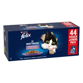 Meilleurs prix pour Felix Nourriture humide pour chat Sensations en gelée et mix de variétés Variétés panachées en gelée