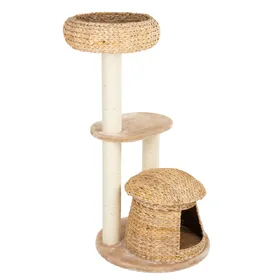 Comparer les prix de Arbre à chat Banana Leaf Bali beige + support de fixation universel