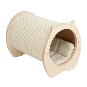 Meilleurs prix pour Niche Natural Paradise Peony avec griffoir L 41 x l 30,5 x H 32,5 cm