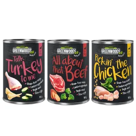 Meilleurs prix pour Greenwoods lot mixte 3 variétés - Pâtée pour chien