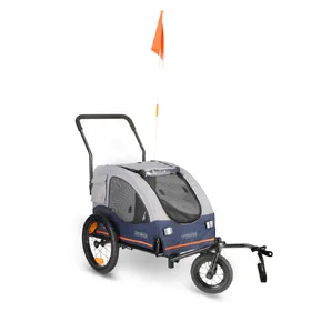 Meilleurs prix pour HAFENBANDE Fahrradanhänger Cabby M inkl. zwei Kupplungen 125x67x105cm/bis25kg Hund