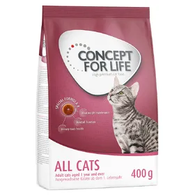 Comparer les prix de Concept for Life All Cats - 400 g