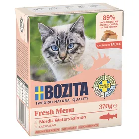 Comparer les prix de Bouchées en sauce saumon Bozita - Nourriture pour Chat
