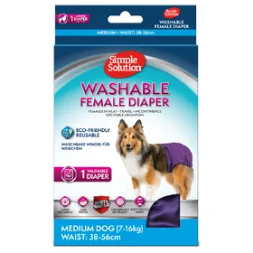 Meilleurs prix pour Couche lavable Simple Solution pour chien - taille M, 1 couche