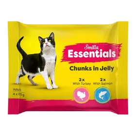Meilleurs prix pour Smilla Essentials Bouchées en gelée pour chat - 4 x 85 g