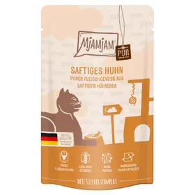 Comparer les prix de MjAMjAM sachet fraîcheur pure poulet juteux nourriture pour chat humide
