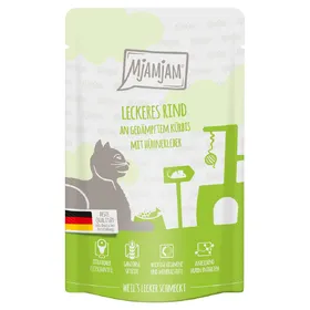 Meilleurs prix pour MjAMjAM 12 x 125 g pour chat - bœuf, potiron