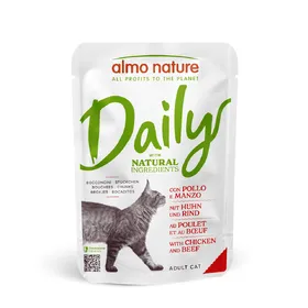 Comparer les prix de Lot Almo Nature Daily 12 x 70 g - poulet, bœuf
