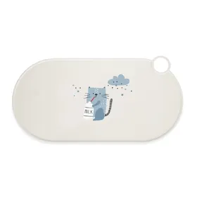 Meilleurs prix pour Set de table en silicone TIAKI Milky Kitty pour chien et chat - L 50 x l 25 cm