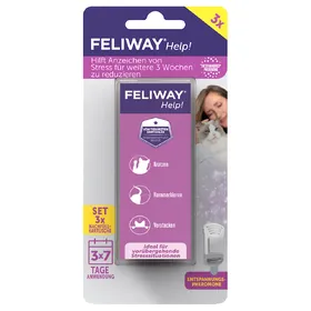 Comparer les prix de Diffuseur Feliway® Help lot 3 cartouches de 340 mg - pour chat