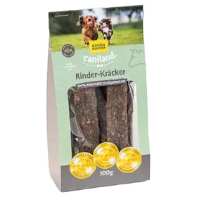 Meilleurs prix pour Caniland Crackers au bœuf pour chien  - 10 x 100 g