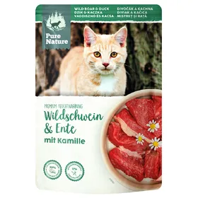 Meilleurs prix pour Pure Nature 12 x 85 g pour chat - sanglier, canard