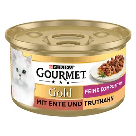 Meilleurs prix pour Gourmet Gold Alliance Raffinée 12 x 85 g pour chat - canard, dinde