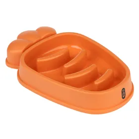 Meilleurs prix pour Gamelle anti-glouton TIAKI Carotte pour chien et chat - 400 mL