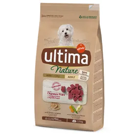 Meilleurs prix pour Lot Ultima pour chien x 2 - Nature Mini Adult, agneau (3 x 1,25 kg)
