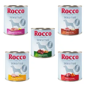Meilleurs prix pour Offre découverte Rocco Sensible 6 x 800 g pour chien - 6 x 800 g