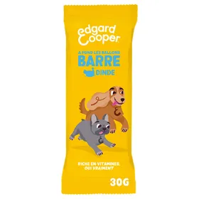 Meilleurs prix pour Barre énergétique Edgard & Cooper pour chien - dinde (30 g)