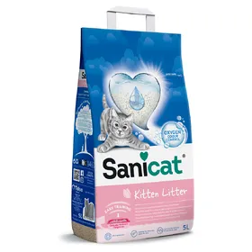 Comparer les prix de Sanicat Kitten litière pour chat 5 litres