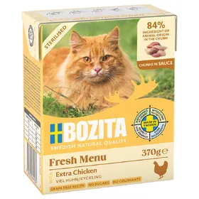 Meilleurs prix pour Bozita Tetra Bouchées en sauce 6 x 370 g pour chat - Sterilised poulet