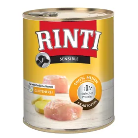 Comparer les prix de Sensible poulet, pommes de terre RINTI - Nourriture pour chien