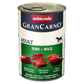 Comparer les prix de 6x400g Original Adult bœuf, gibier Animonda GranCarno - Nourriture pour chien