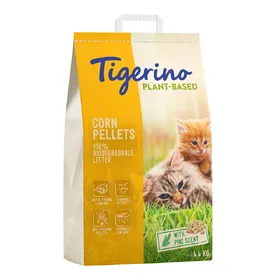 Meilleurs prix pour Litière Tigerino Plant-Based Maïs senteur pin pour chat  – 7 l
