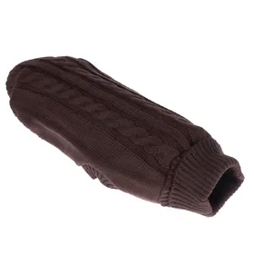 Comparer les prix de zooplus Basics pullover pour chien brun env. 40 cm longueur du dos chien
