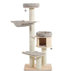 Comparer les prix de Arbre à chat Natural Paradise Magnolia XL Plus - édition limitée : vert gris