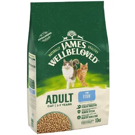 Meilleurs prix pour James Wellbeloved Adult, poisson - Croquettes pour chat