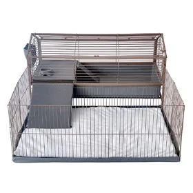 Meilleurs prix pour TIAKI chalet 120 pour petits animaux 148x123x64cm lapin