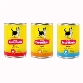 Comparer les prix de Smilla Essentials Pâté 12 x 400 g pour chat - lot mixte (12 x 400 g)