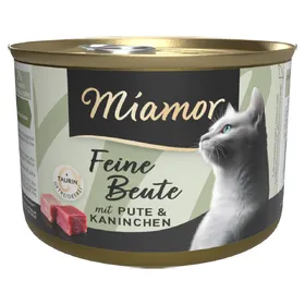 Meilleurs prix pour 24 x 185g dinde, lapin Miamor Proies fines nourriture humide pour chats