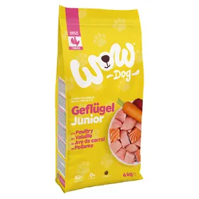 Comparer les prix de 6 kg WOW junior volaille nourriture pour chien sèche