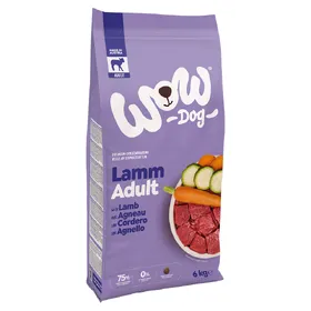 Comparer les prix de 6kgWOW Adulte agneau croquettes pour chien