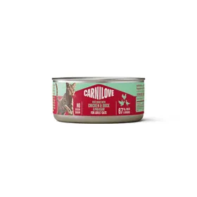 Meilleurs prix pour 24x100g Carnilove Cat Paté poulet, canard et faisan nourriture humide pour chat