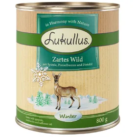 Meilleurs prix pour Lukullus menu d'hiver, gibier - Pâtée pour chien
