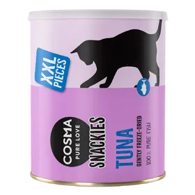 Comparer les prix de Cosma Snackies XXL thon Maxi format Friandises lyophilisées pour chat - Friandises pour chat
