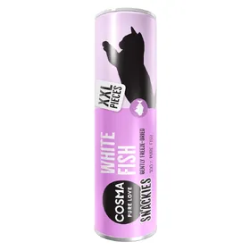 Meilleurs prix pour Cosma Snackies XXL poisson blanc Friandises pour chat - Friandises lyophilisées pour chat