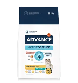 Comparer les prix de Sterilized Sensitive saumon Advance pour chat