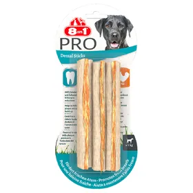 Meilleurs prix pour Bâtonnets Pro Dental Bâtonnets à mâcher poulet 8in1 - Friandises pour Chien